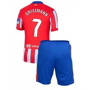 Atletico Madrid Antoine Griezmann #7 Dětské Domácí dres komplet 2024-25 Krátký Rukáv (+ trenýrky)